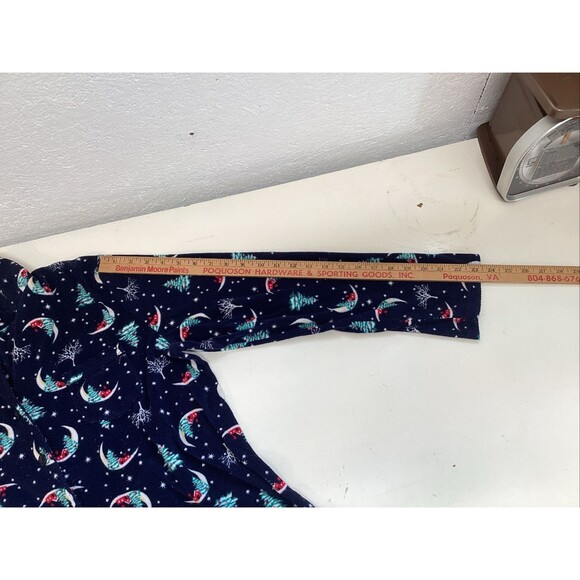 croft barrow womans 2 piece pajamas xl Christmas scenes - Picture 4 of 10